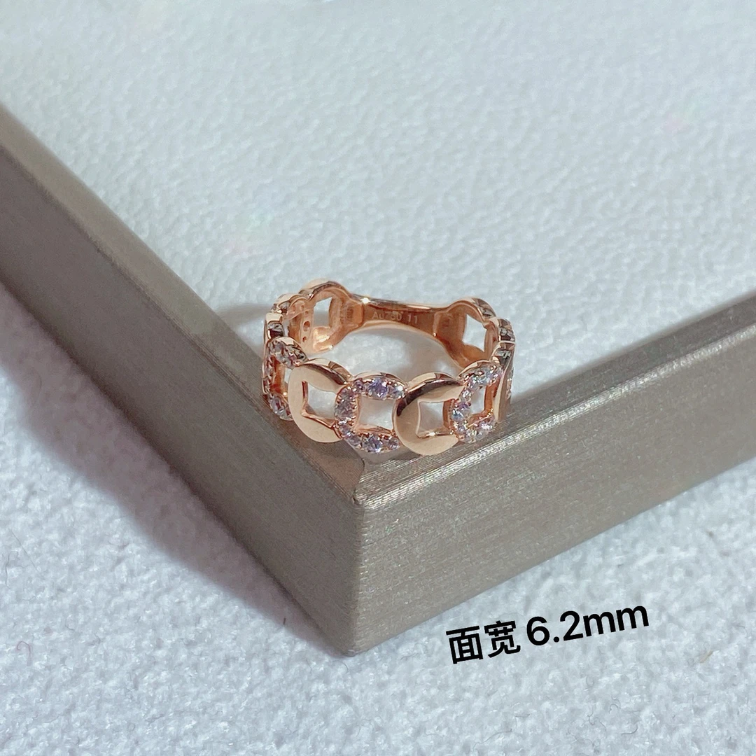 18k金戒指（锆钻）钱多多