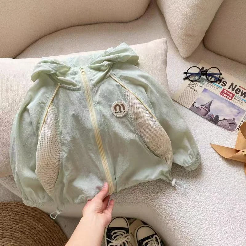 【UPF50+】宝宝防晒韩版男童外套2025年夏季新款洋气男童薄外套