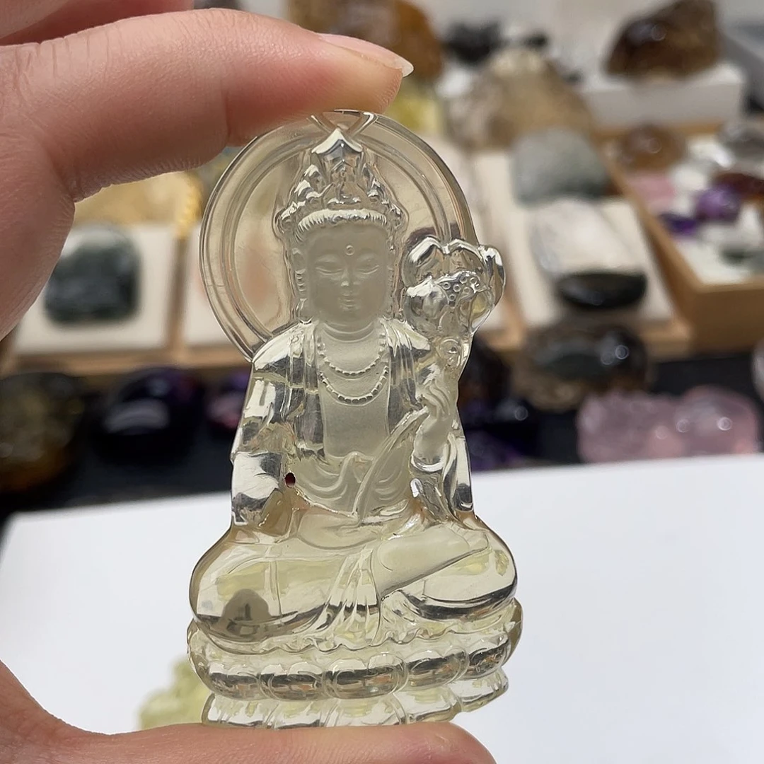 水晶颈饰未镶嵌宁**远定制