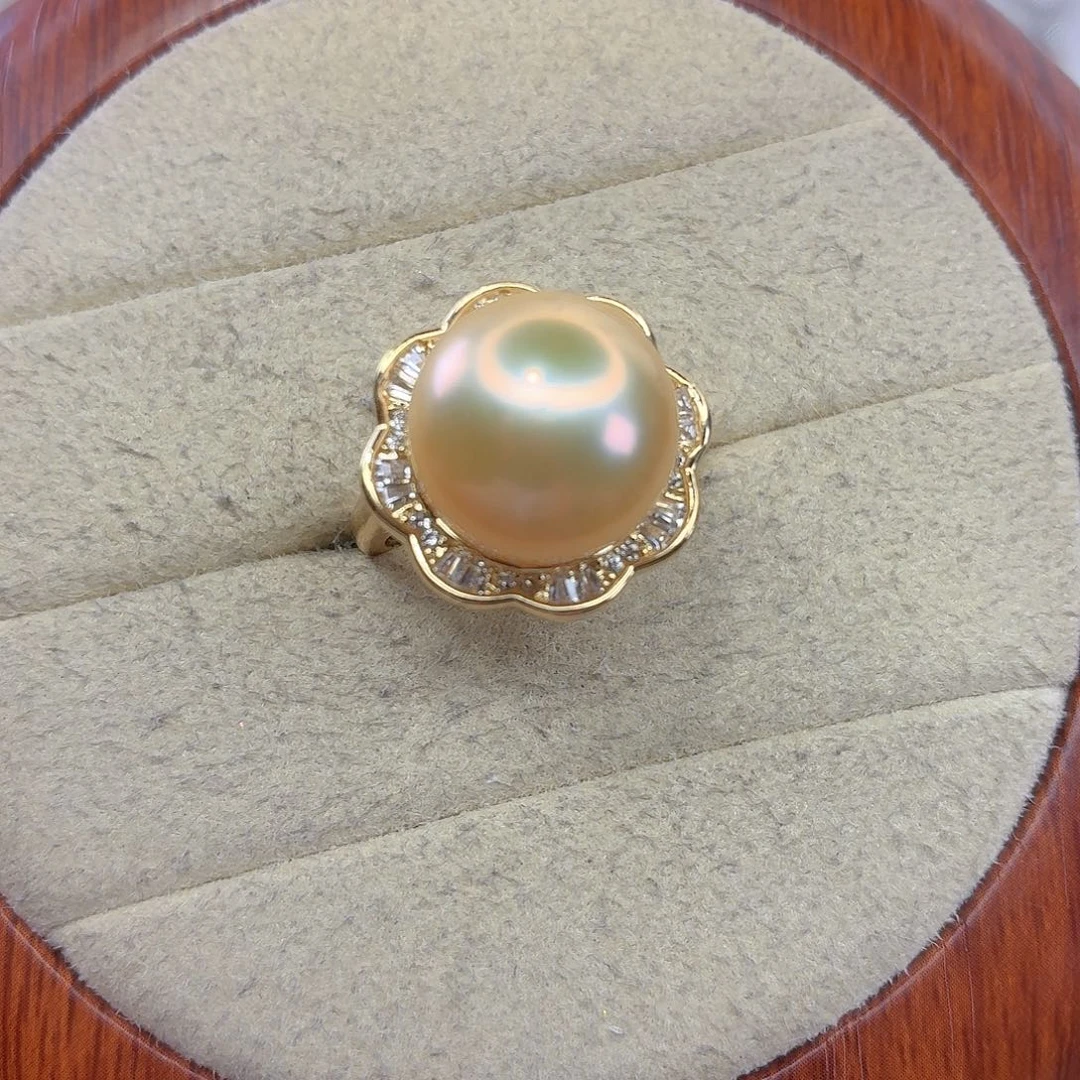 戒指淡水珍珠合金