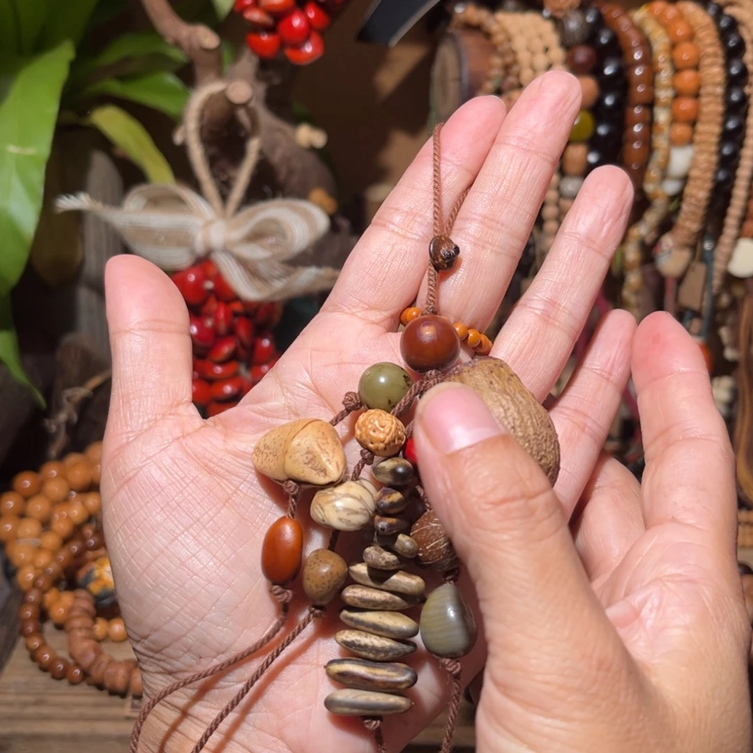 草珠菩提吊坠手机挂件