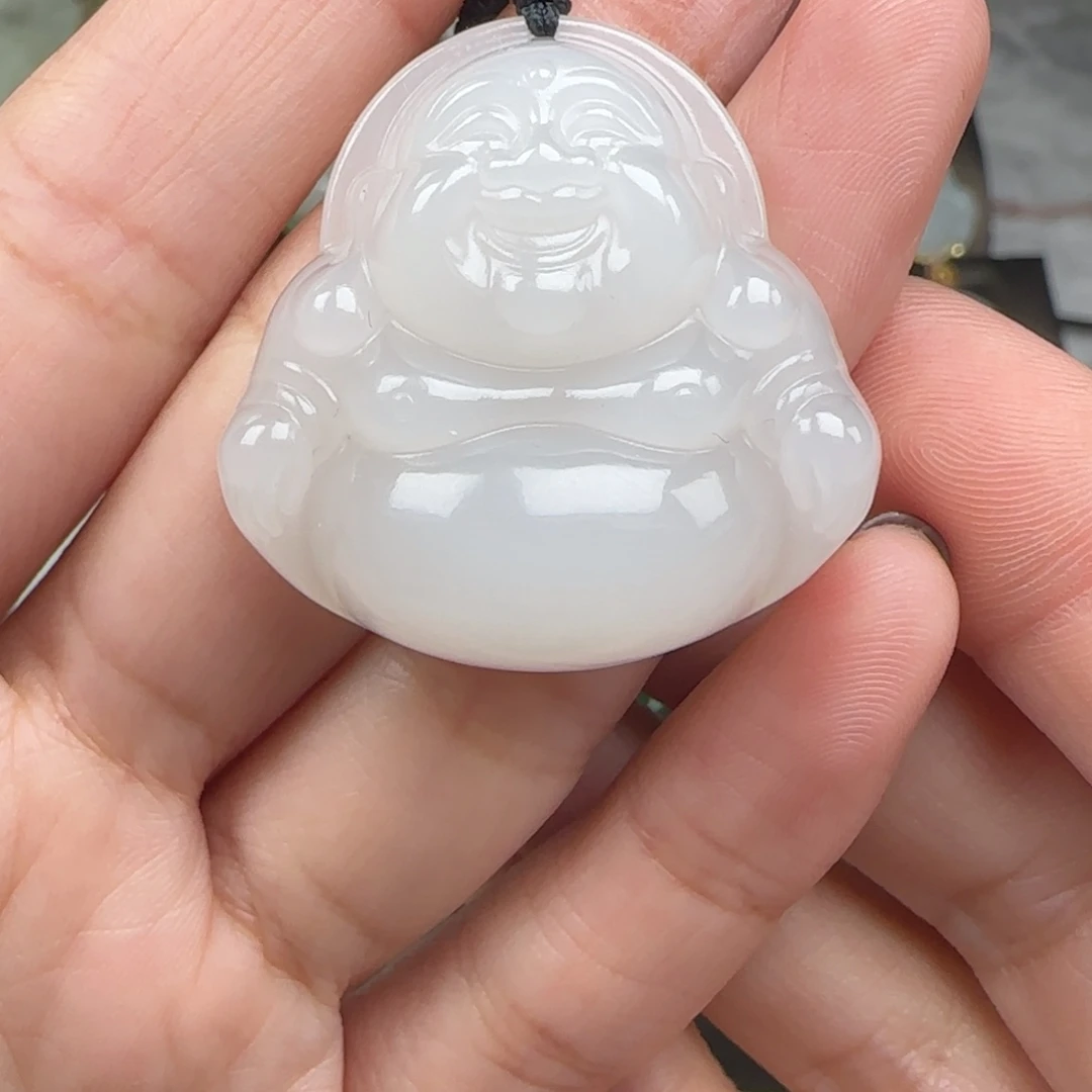 和田玉未镶嵌吊坠(赠链)