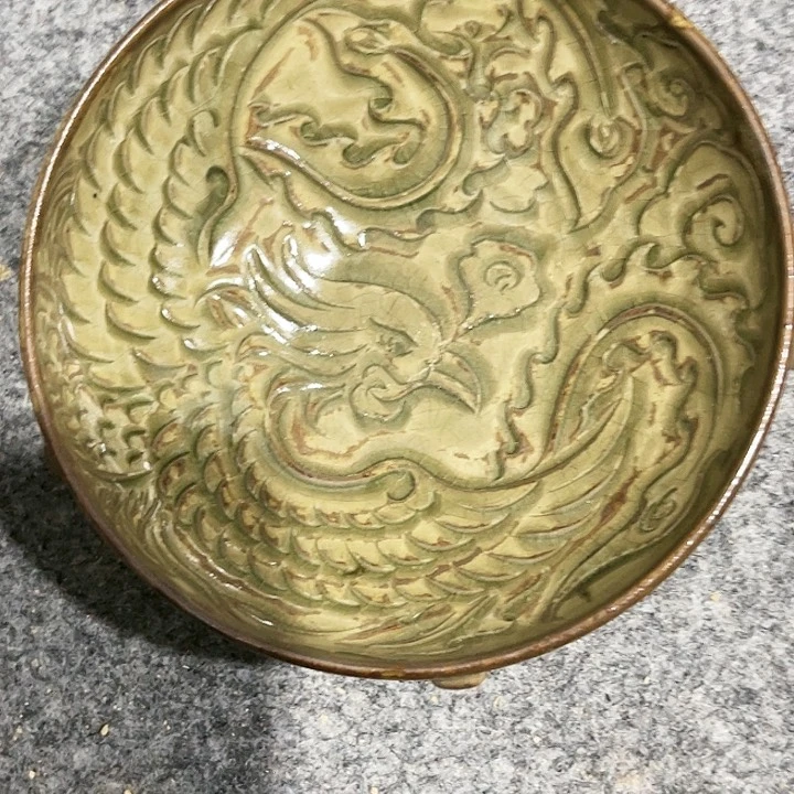 瓦当摆件摆件茶的茶香老***人