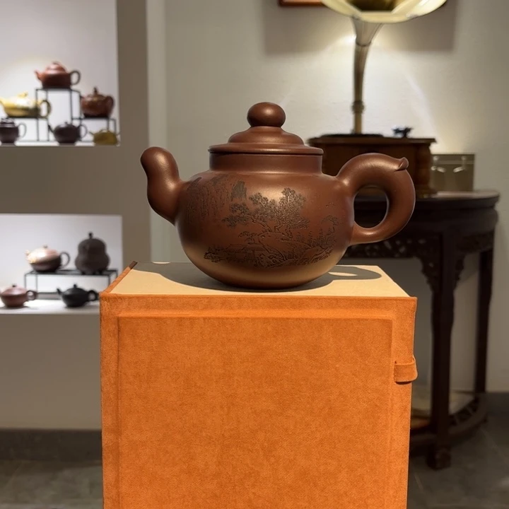 紫砂茶壶津***蓬紫砂 原矿泥料