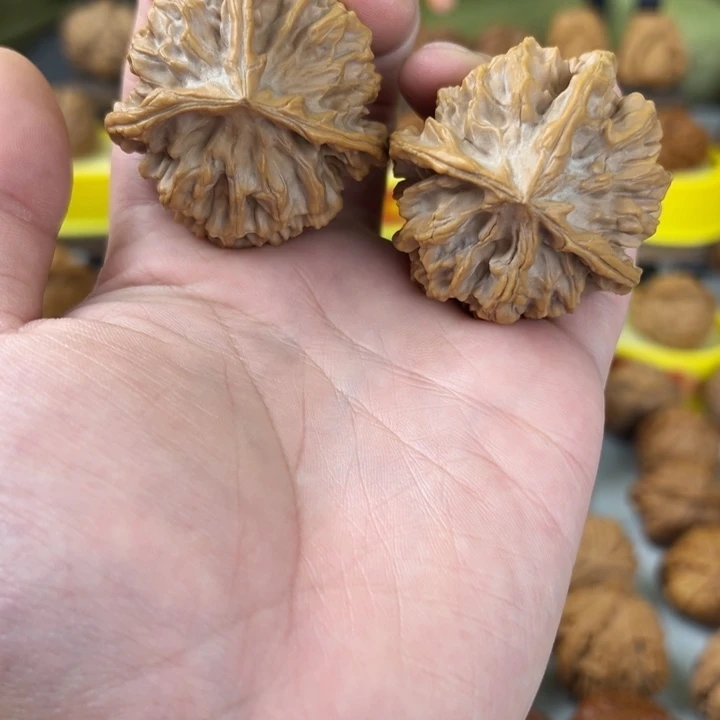 文玩核桃吊坠43尺全品无修帝王三棱