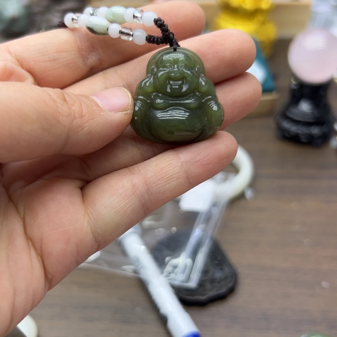 和田玉未镶嵌颈饰50