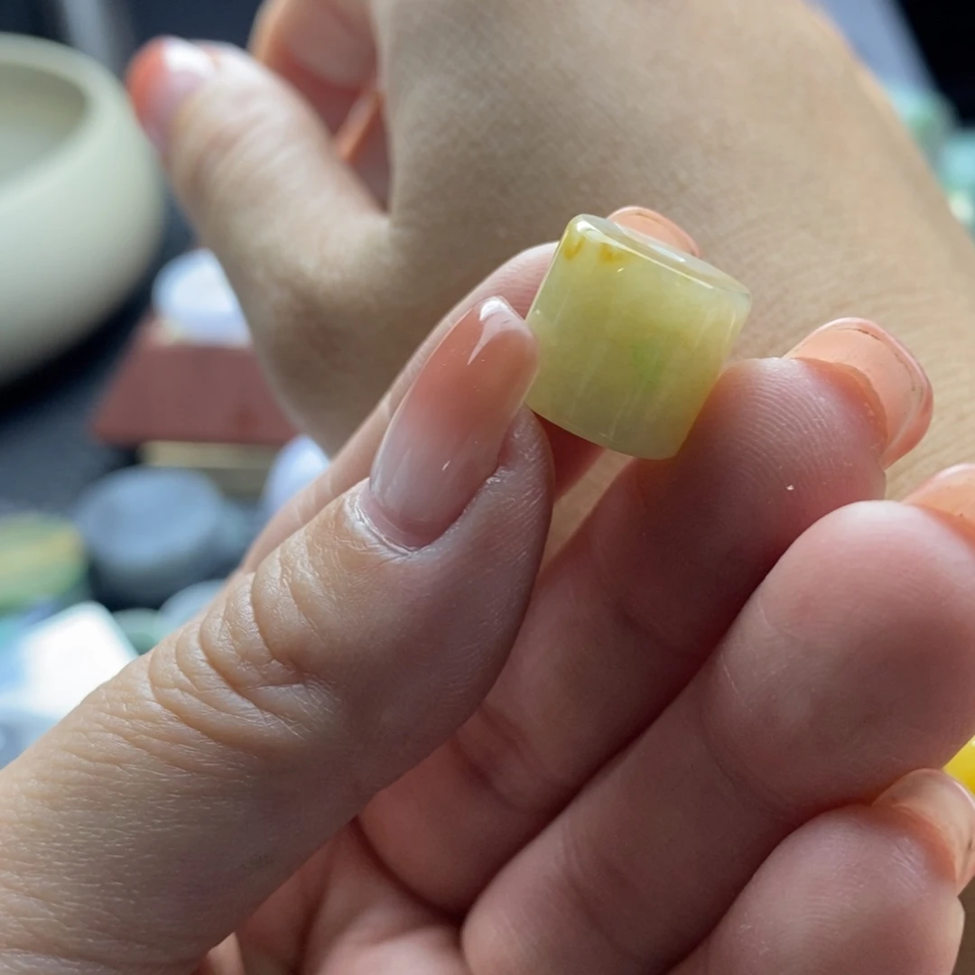 陈***小定制翡翠未镶嵌戒心