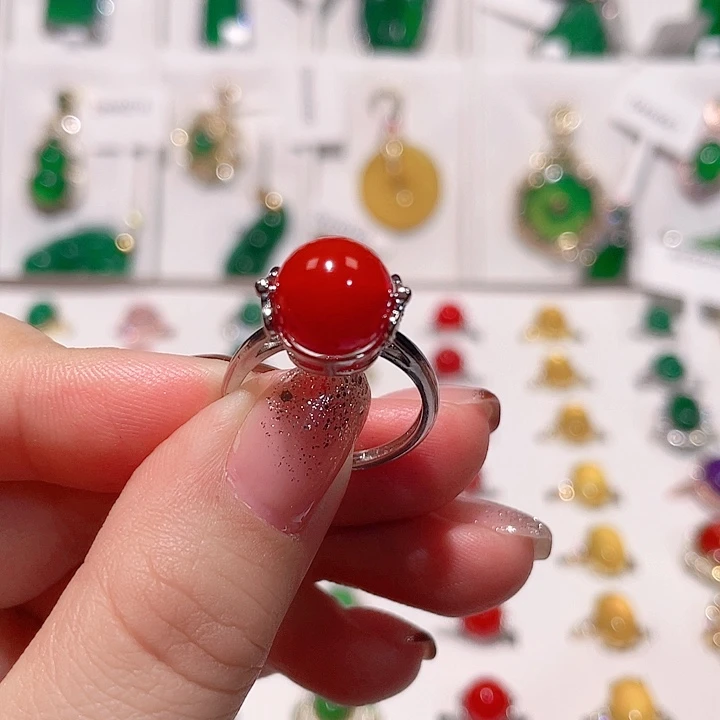 玛瑙/玉髓合金颈饰