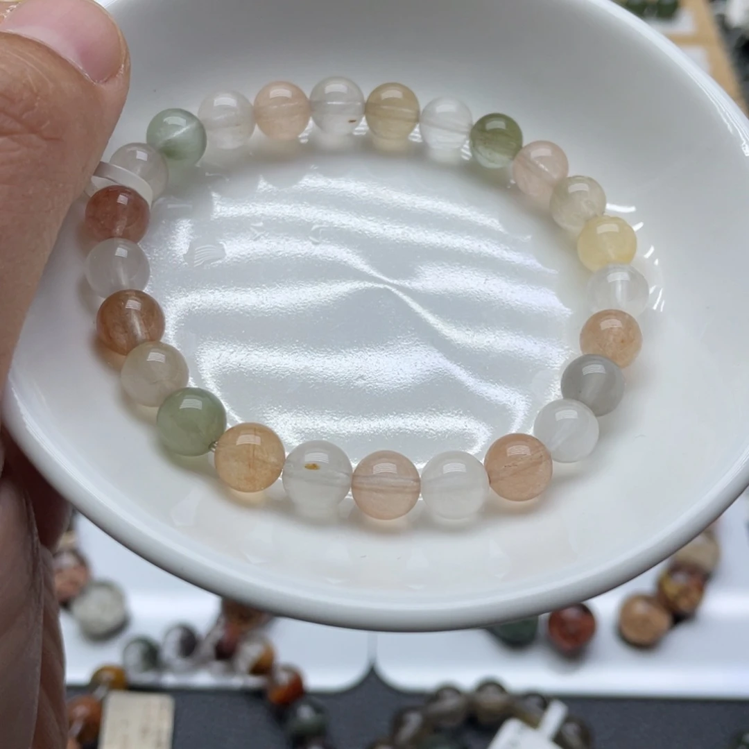 未镶嵌手链水晶多宝兔毛