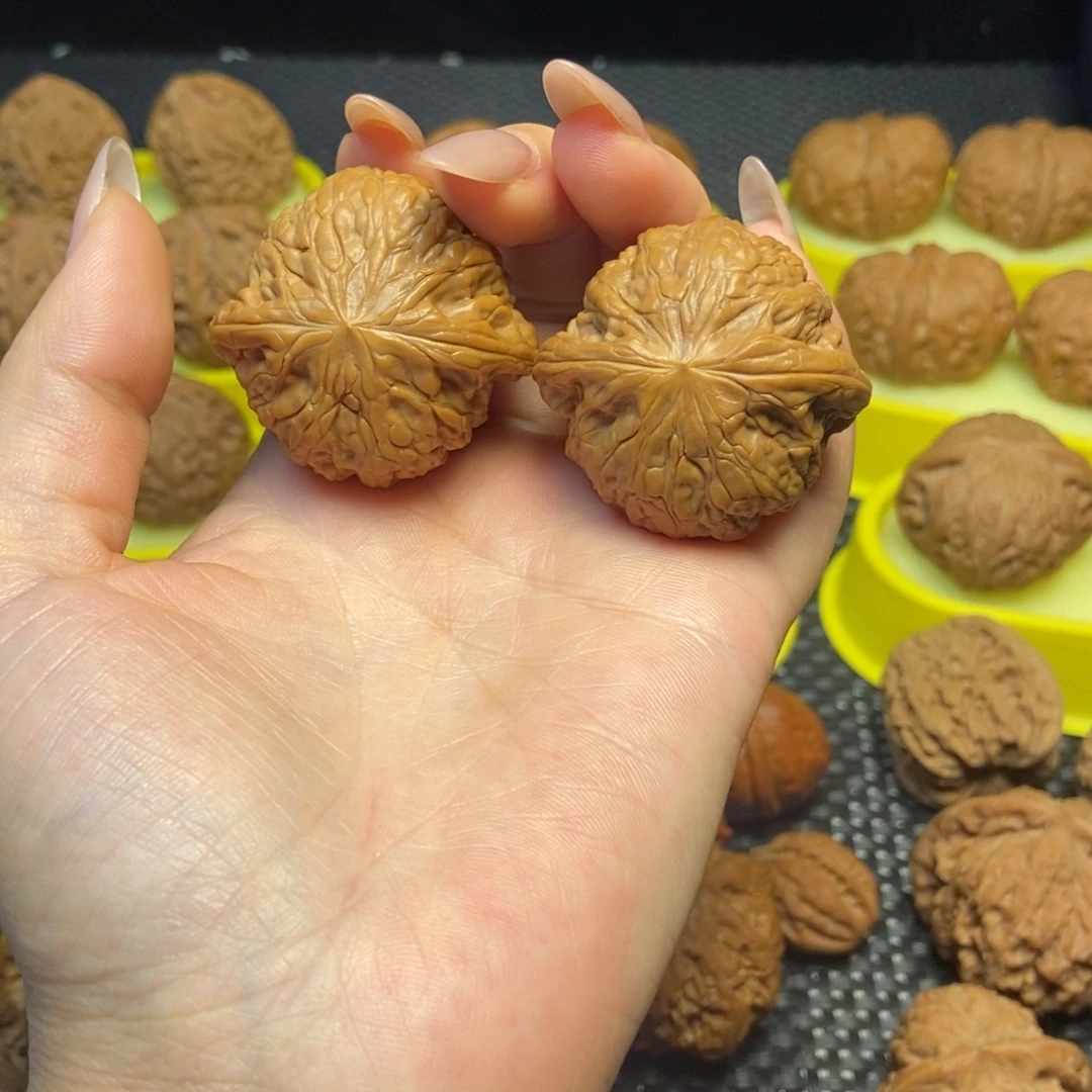 文玩核桃把件铁锤40微打底