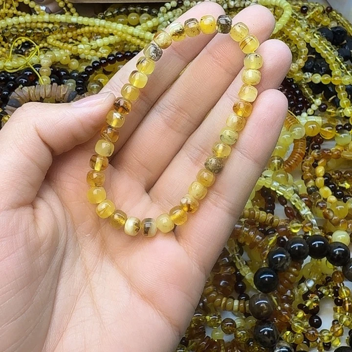 琥珀未镶嵌珠宝奇石