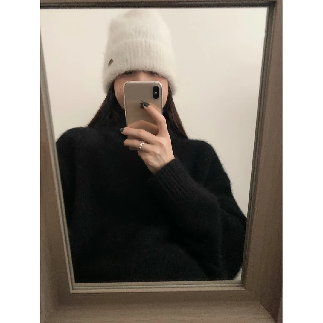 J-5153#YOUR#韩系简约慵懒风软软糯糯套头毛衣（福利）