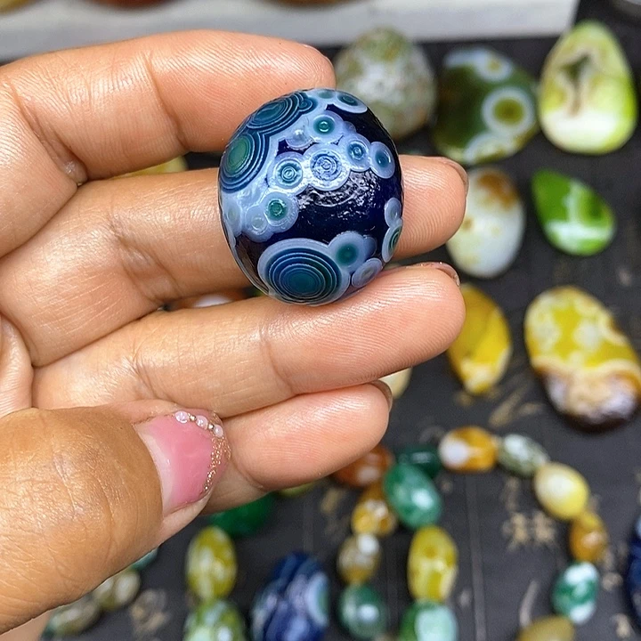 花眼玛瑙奇石饰品