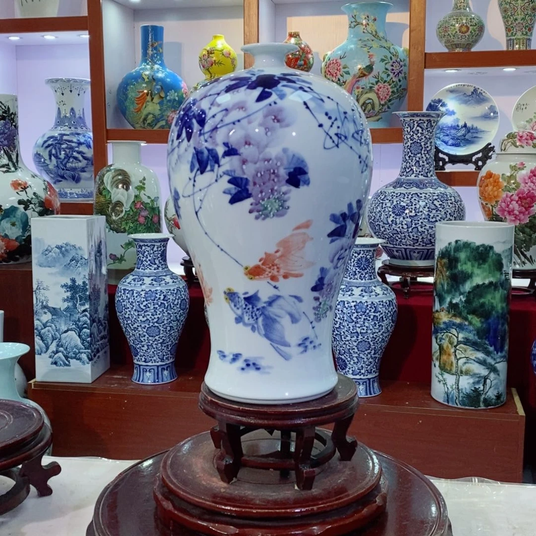 瓶景德镇陶瓷手绘