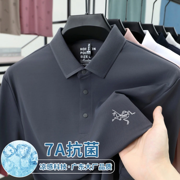 【清仓折扣】始祖同款鸟家男士休闲夏季POLO衫中年翻领短袖商务T恤