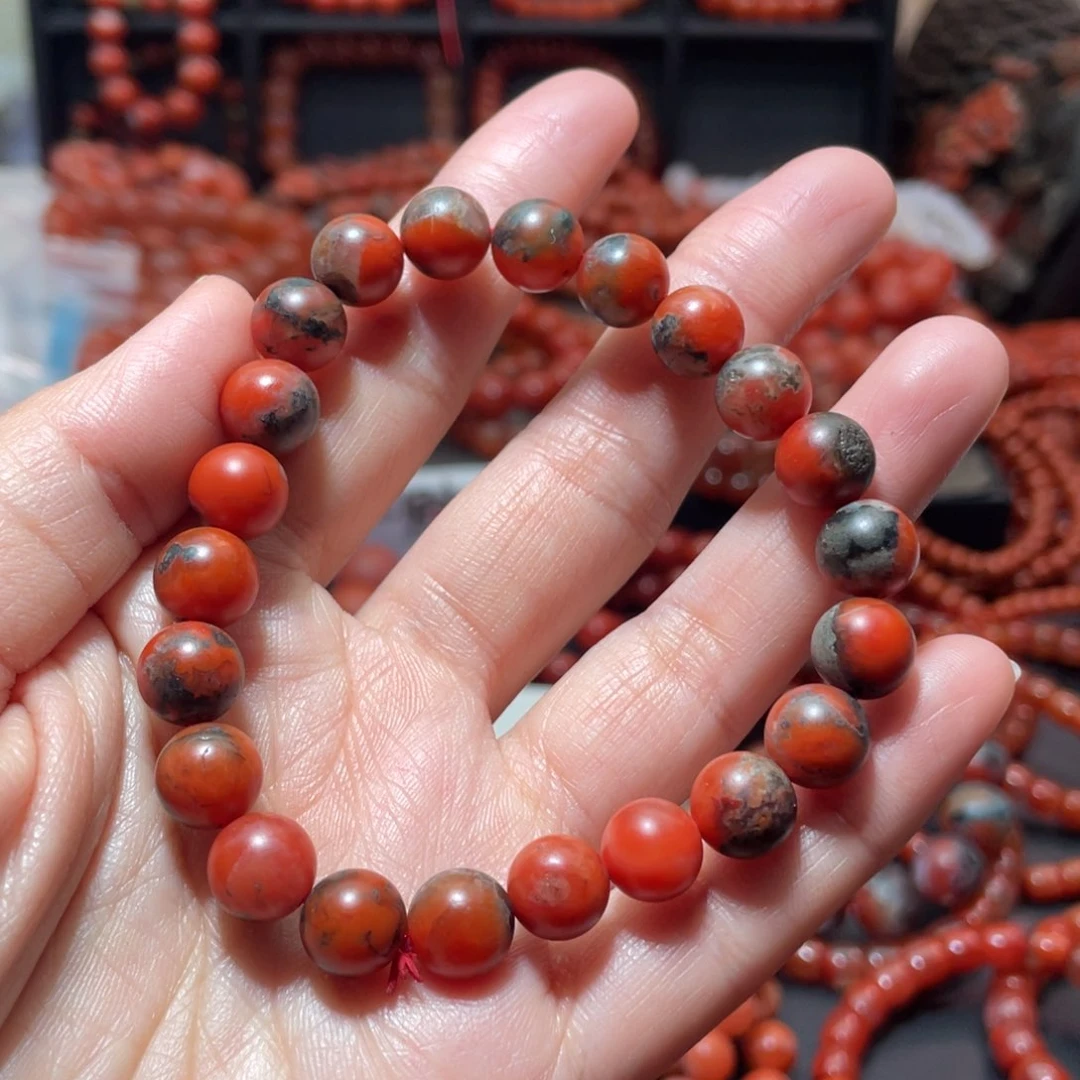 南红玛瑙手链未镶嵌冰*