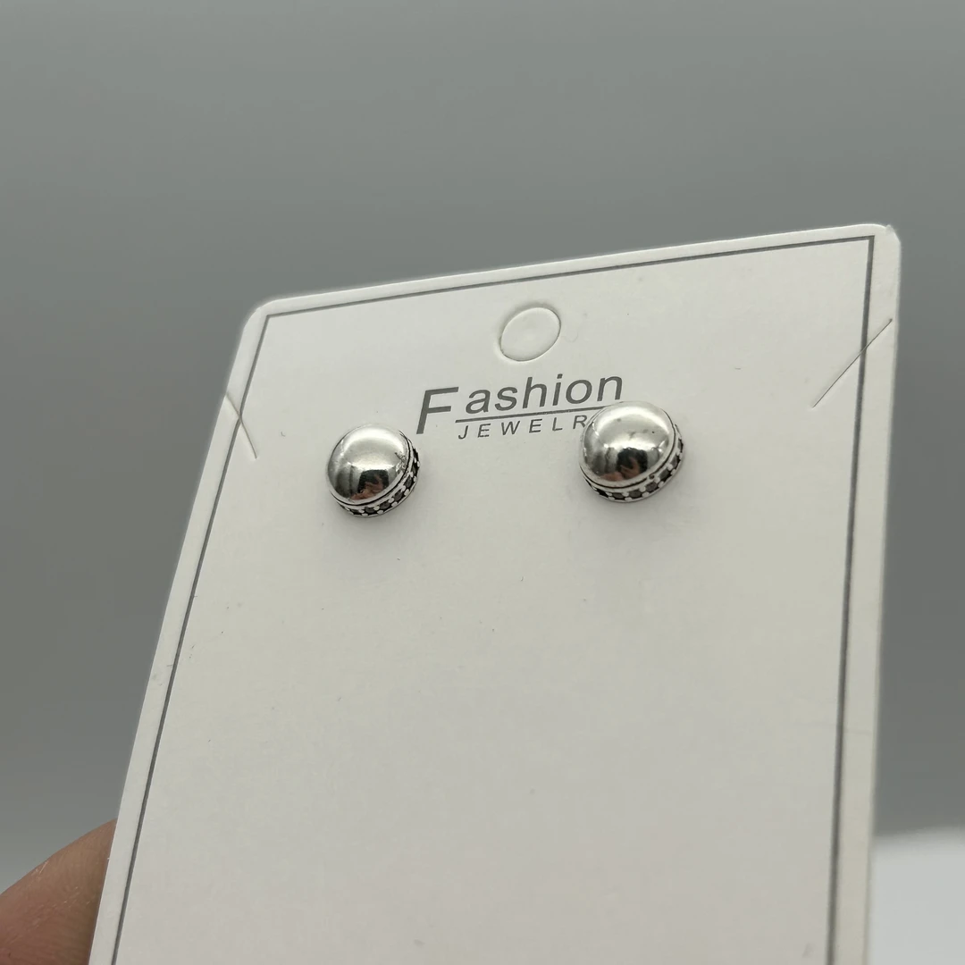 925银耳饰 925纯银耳钉圆珠型简约款耳饰福利产品