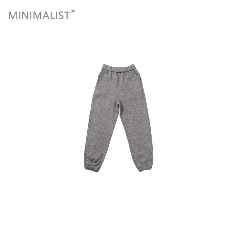 极限民《锦瑞》秋冬休闲简约纯色百搭直筒厚款长裤W4403N1307