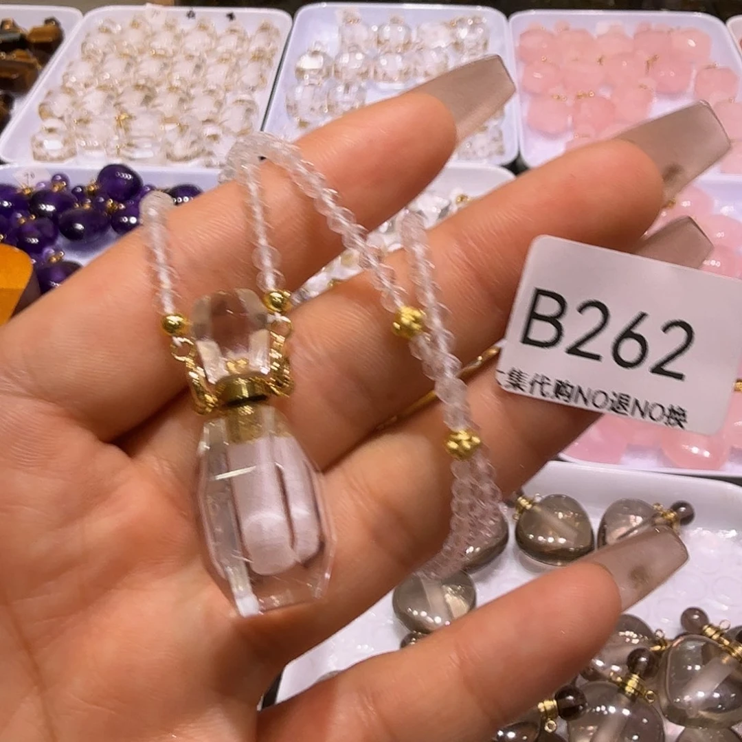 烟晶手链未镶嵌壹****?白水