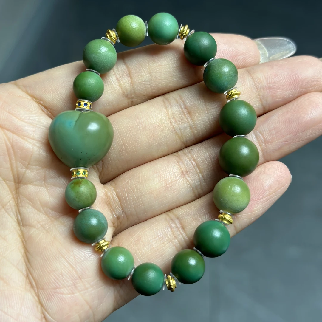 <娇丰珠宝>#486原创设计款18k金圆珠多宝手串时尚百搭不挑人