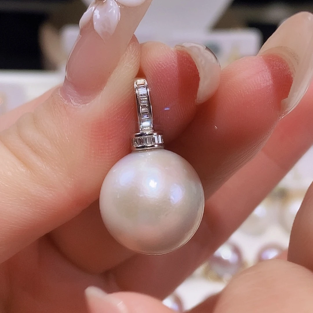 淡水珍珠颈饰银S925镶嵌战**普