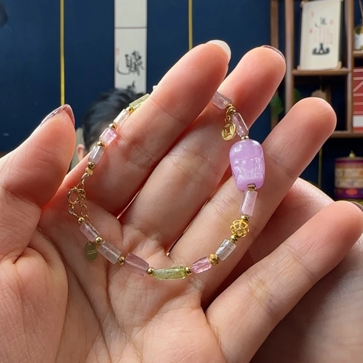 锂辉石手串未镶嵌?****?