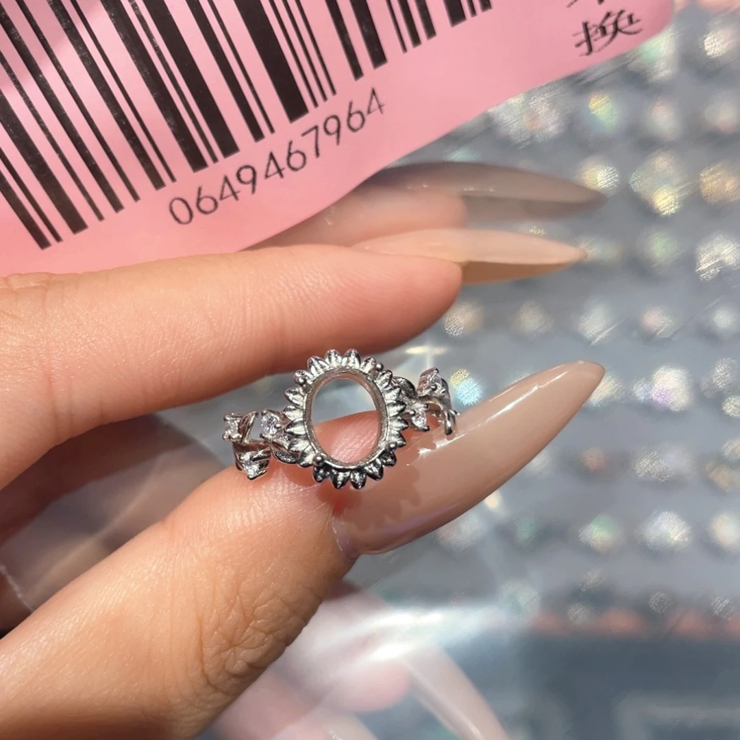 欧泊银S925镶嵌欧泊戒指芭*呐