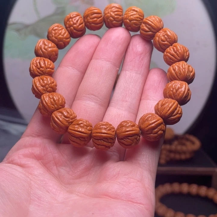 大***…桃核手串14红魔爆肚