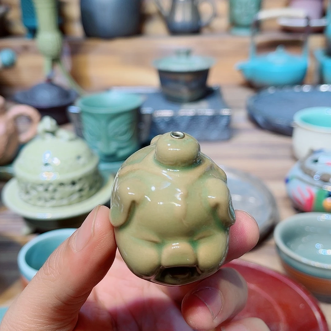陶瓷香炉茶具摆件