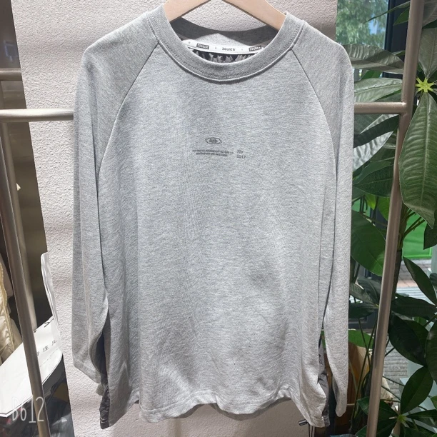 0083童装拼色长袖T恤