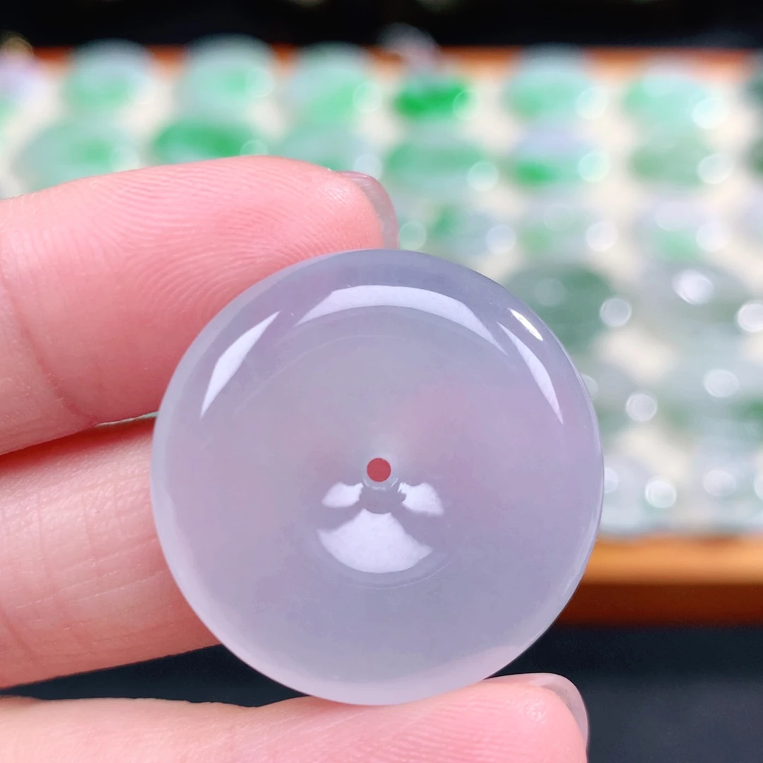 翡翠未镶嵌颈饰27-6.0