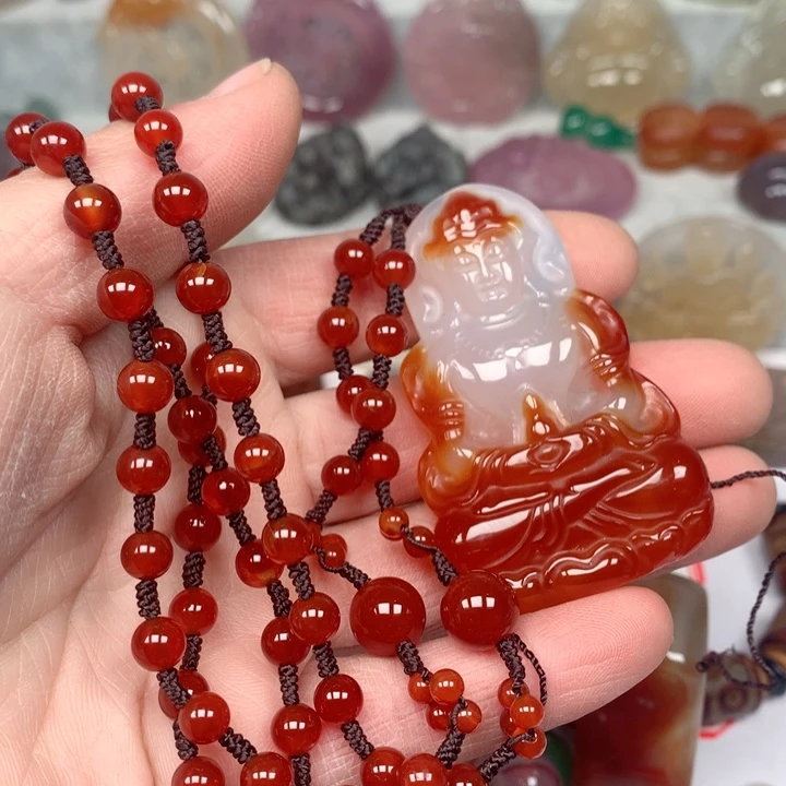 玛瑙/玉髓颈饰未镶嵌用****0