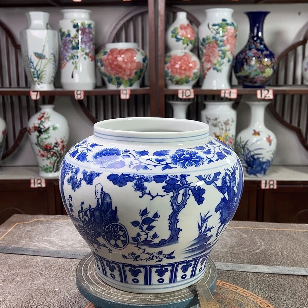 摆件陶景德镇陶瓷鬼谷