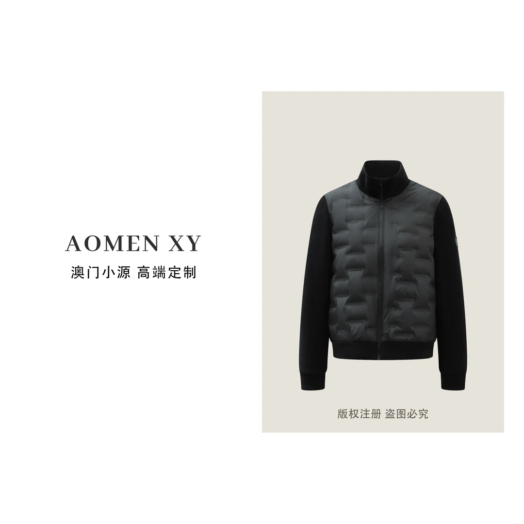 2025新款男女情侣羽绒服奥粒绒拼接鹅绒服外套  2967