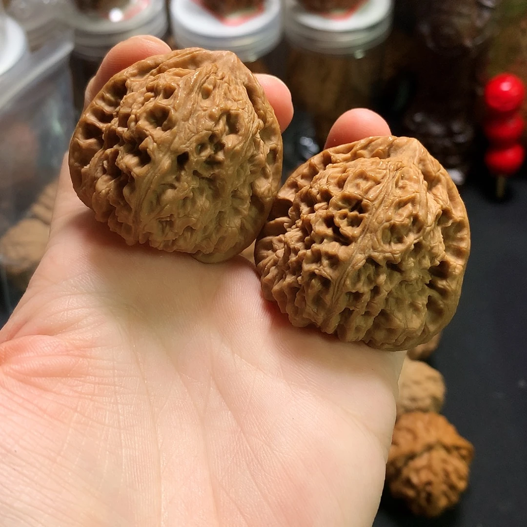 把件文玩核桃三角疆41