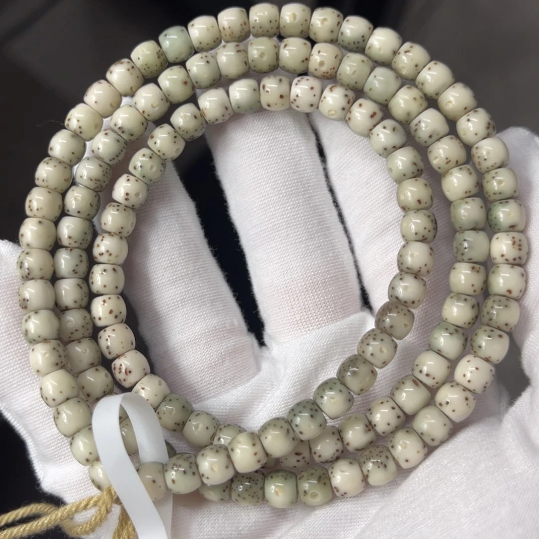 星月菩提吊坠6/5鼓珠糖豆半壁留白果冻