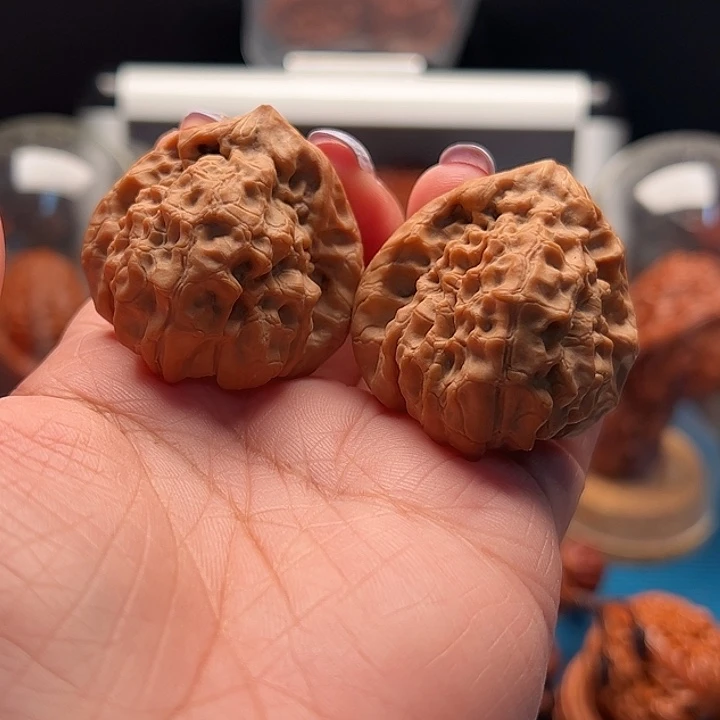 文玩核桃把件龙鼎异形 头水货