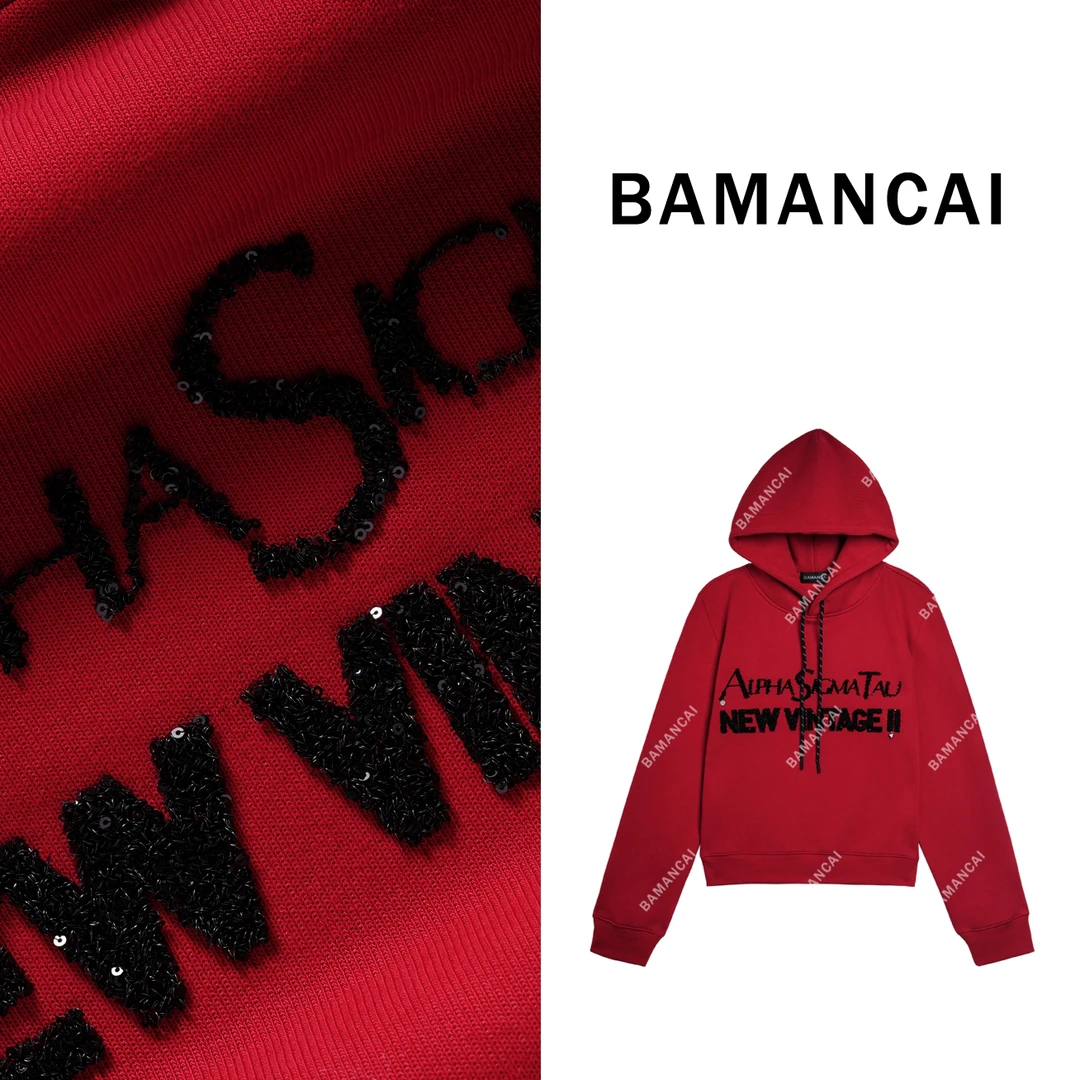 Bamancai-重工刺绣卫衣