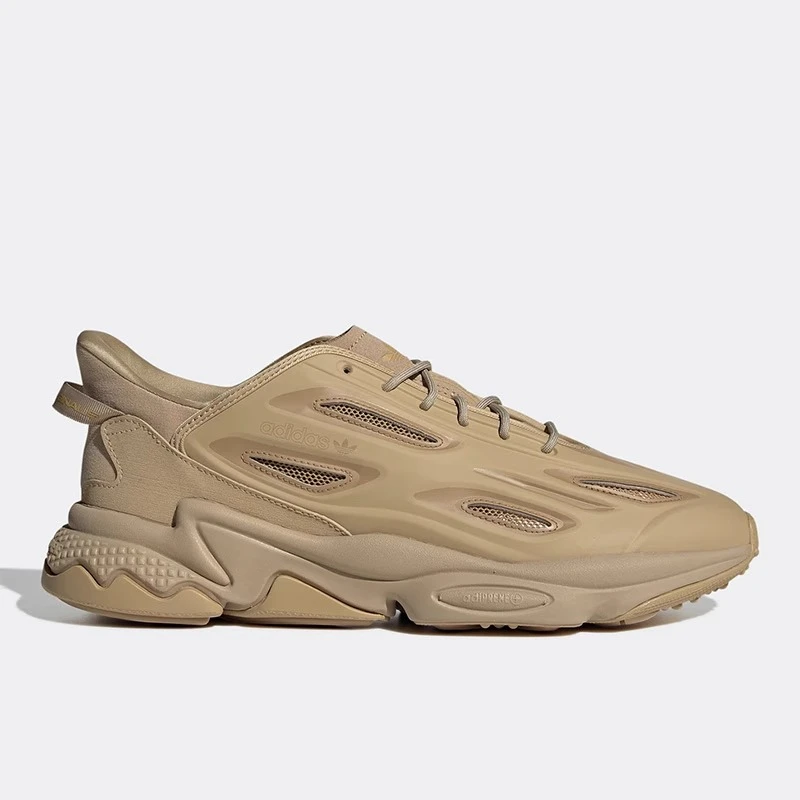 【微瑕】adidas 运动复古耐磨防滑低帮休闲鞋男女同款浅棕 GX1809