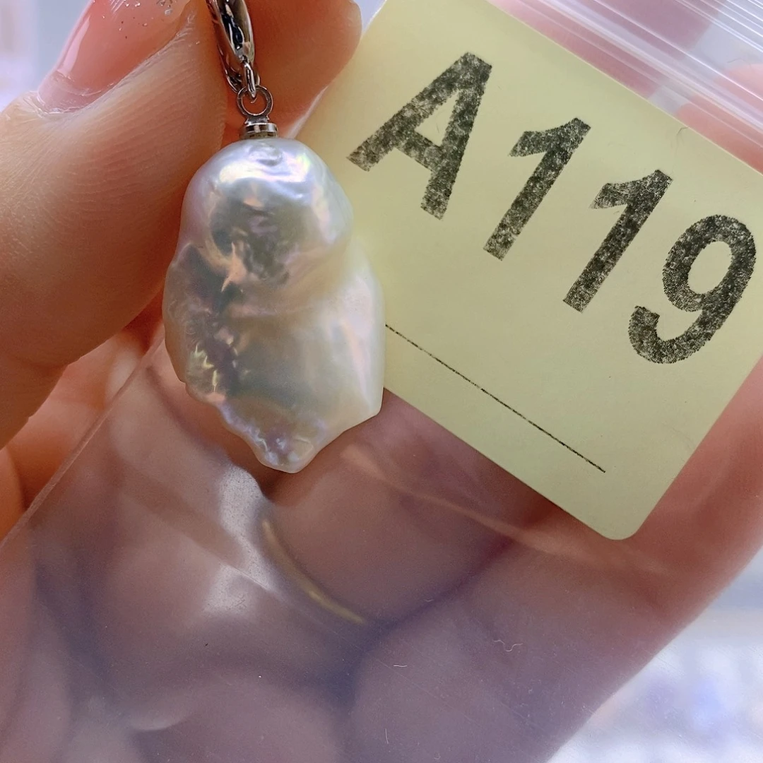 淡水珍珠颈饰银S925镶嵌