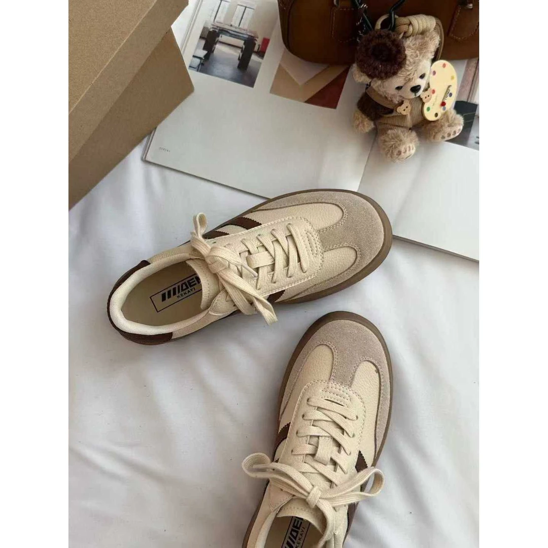 M2M036秋季新款厚底德训鞋单鞋女百搭运动鞋