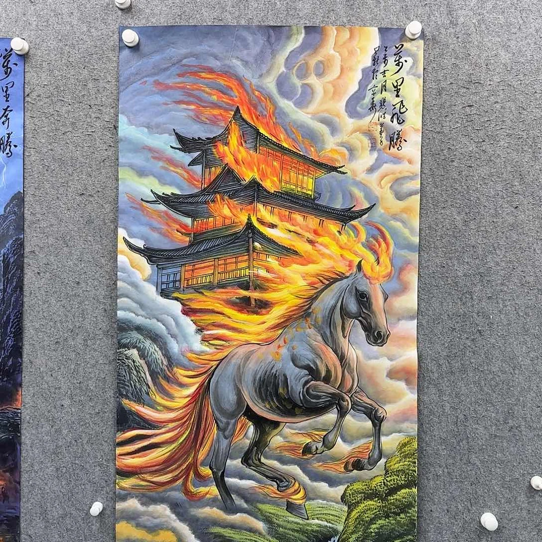 书法书法作品多次参加