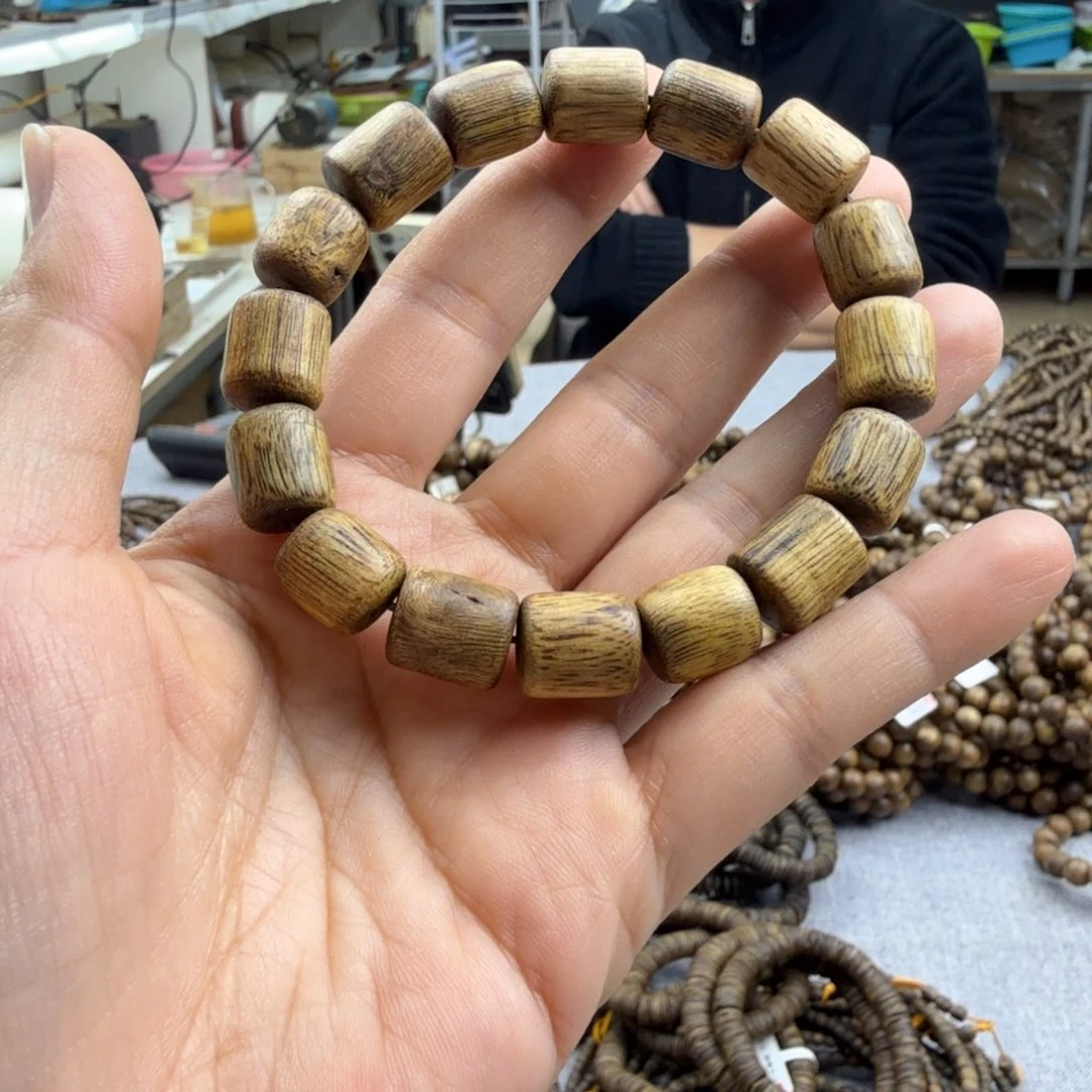 南***南沉香香囊沉香1.0直切桶珠8.8克