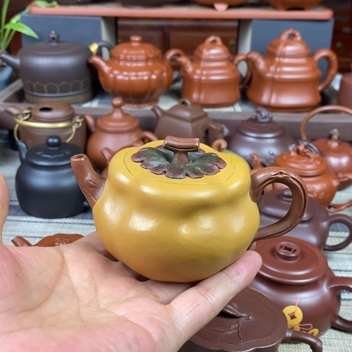 紫砂茶壶柿柿如意180cc特价促销