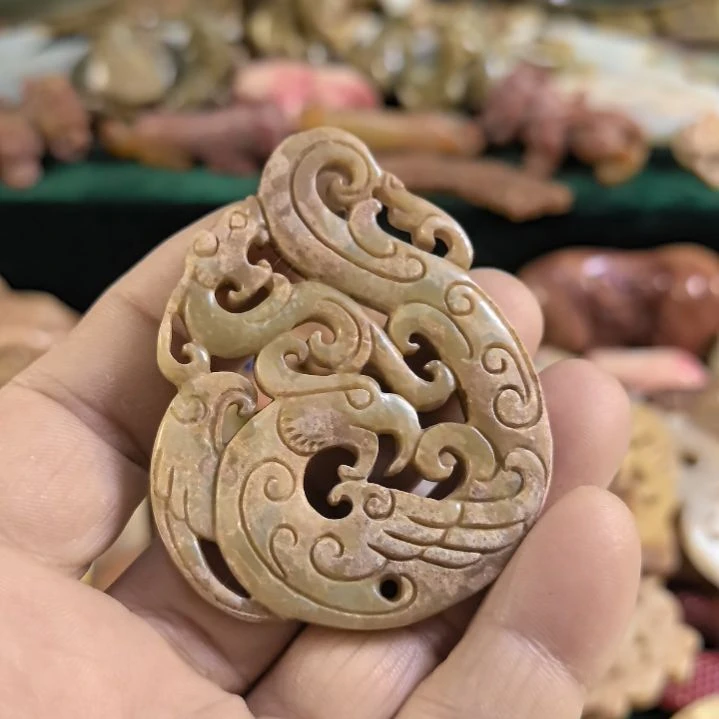 纯***水玛瑙/玉髓和田玉质如图所示配饰未镶嵌