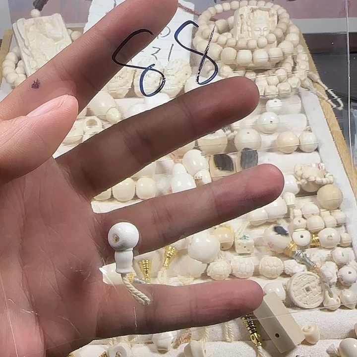 木猛犸牙分体三通配饰