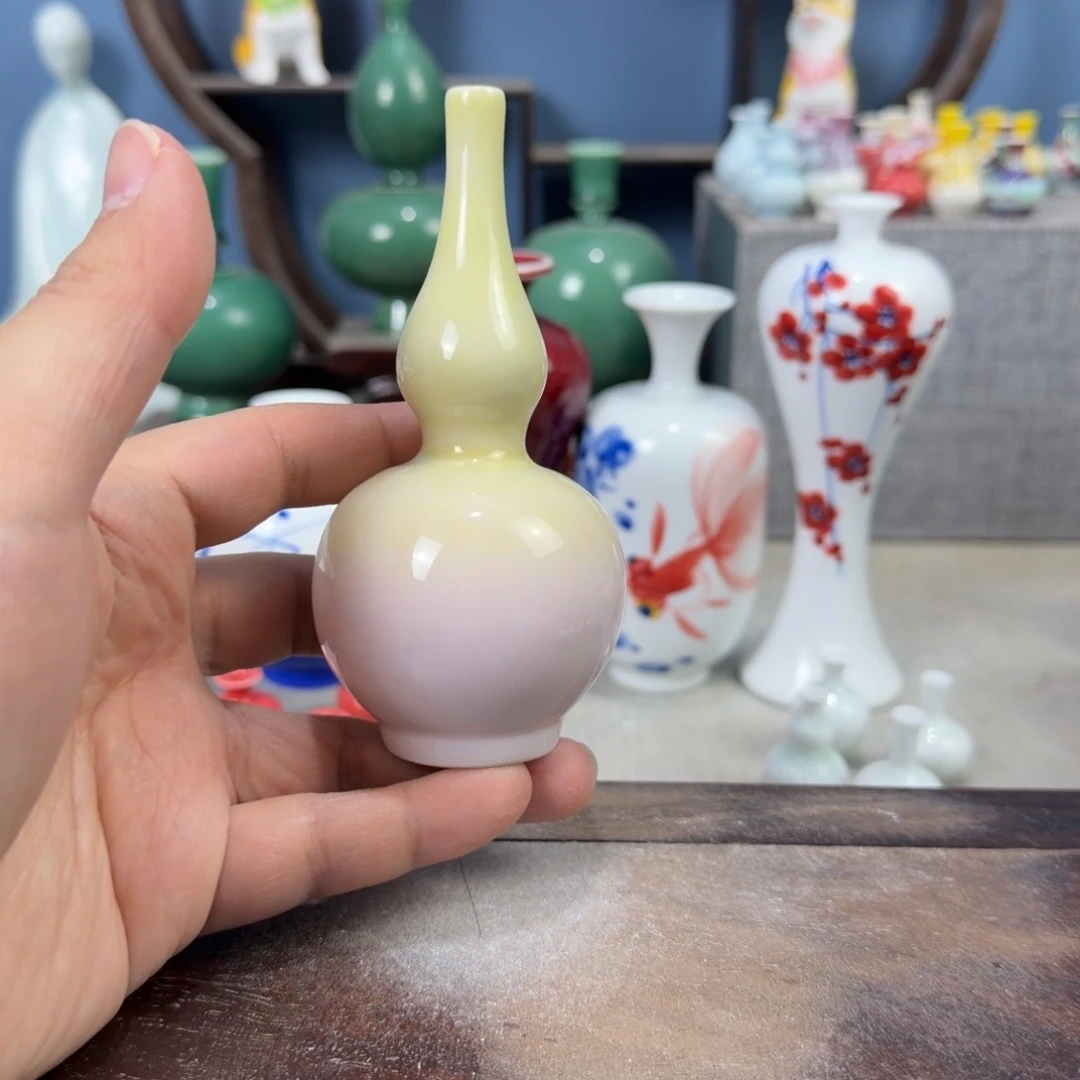 陶瓷手工小花器摆件