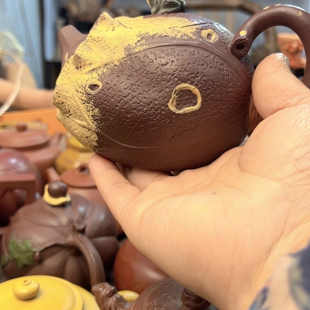 紫砂茶壶全手工制作和半手工制作