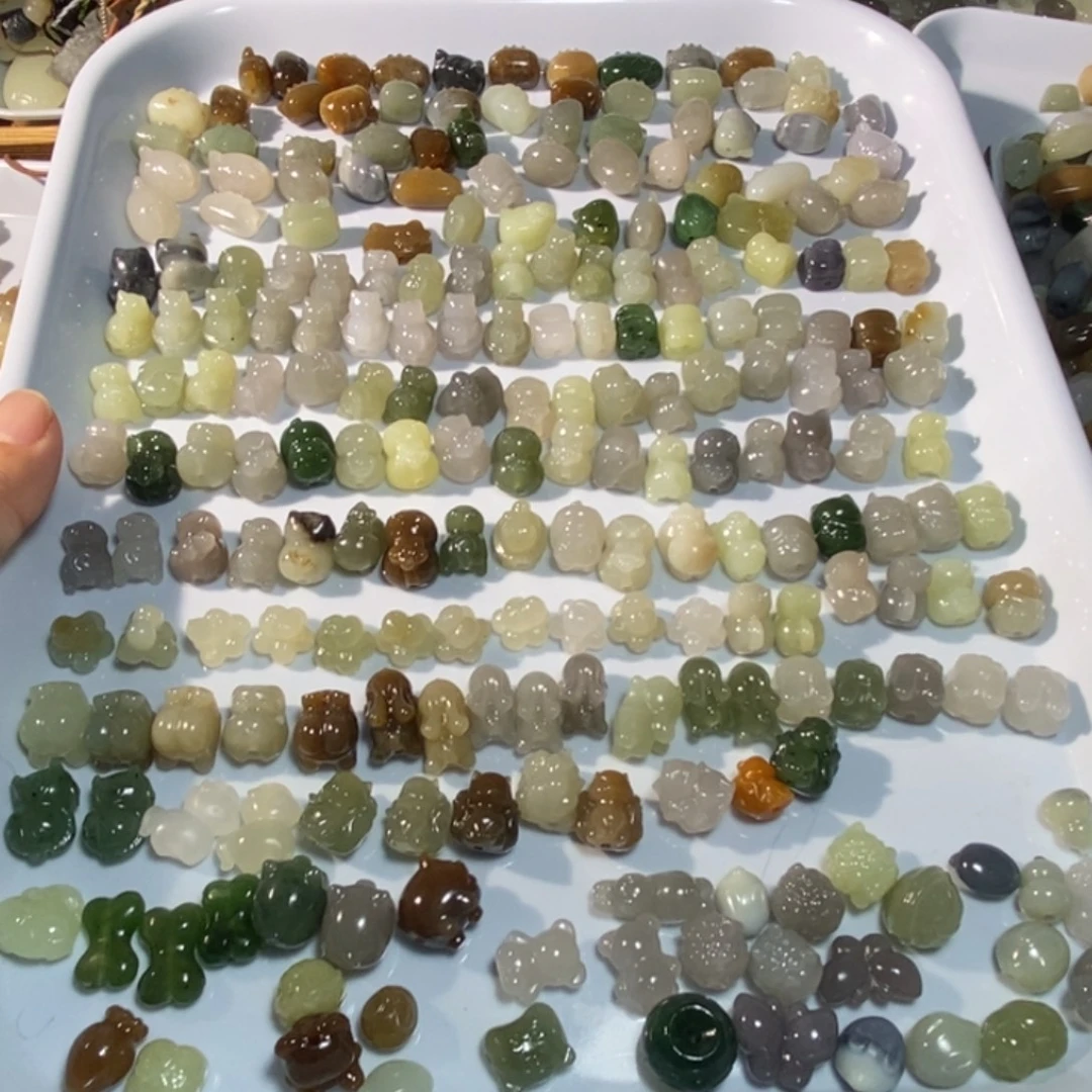 和田玉未镶嵌手链微瑕发二