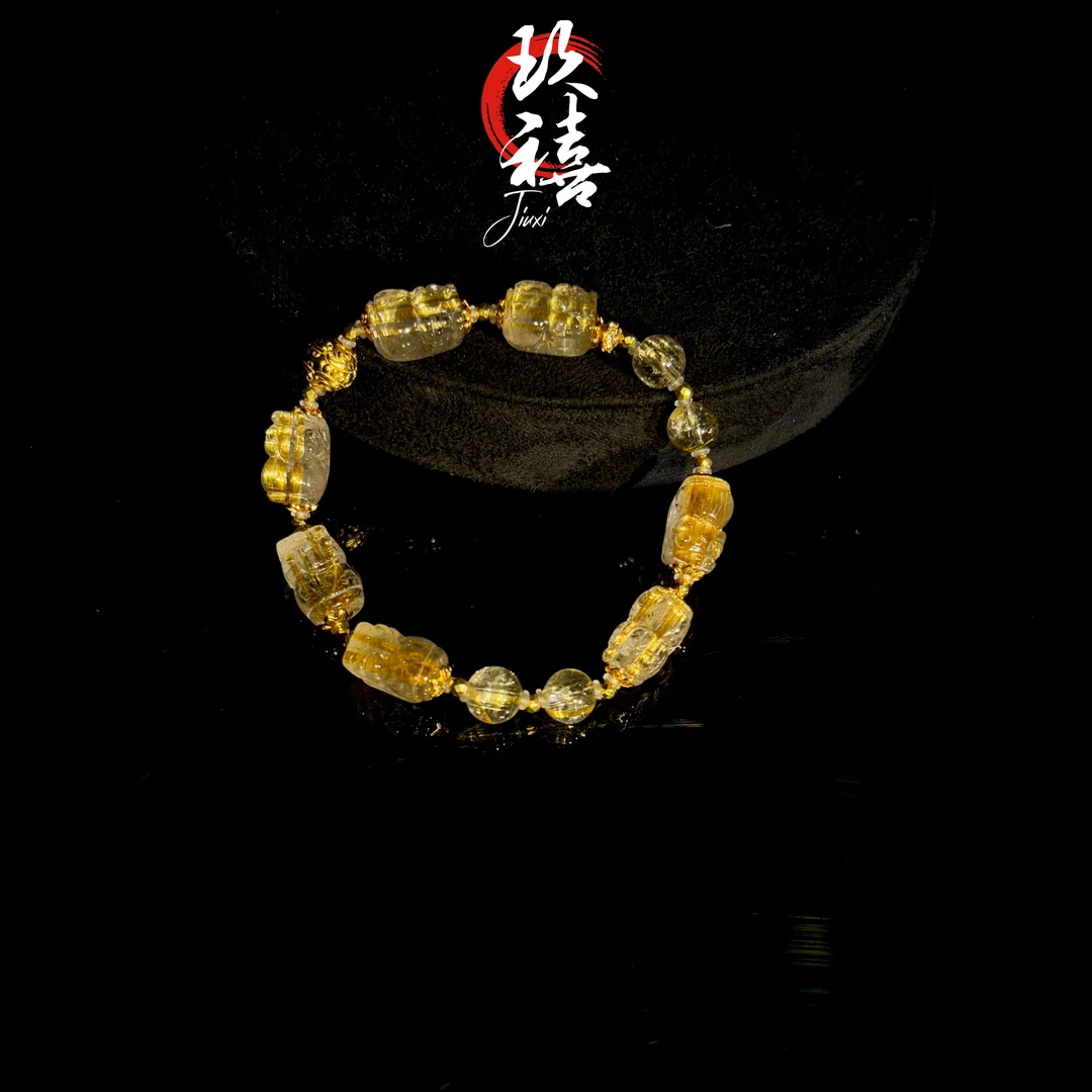 【二妹推荐】板钛貔貅手串 0556 B62306226 多样性发一